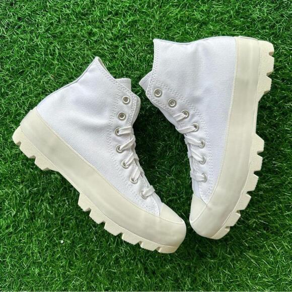 ✨New Converse Chuck Taylor All Star Lugged Hi White - Picture 8 of 9
